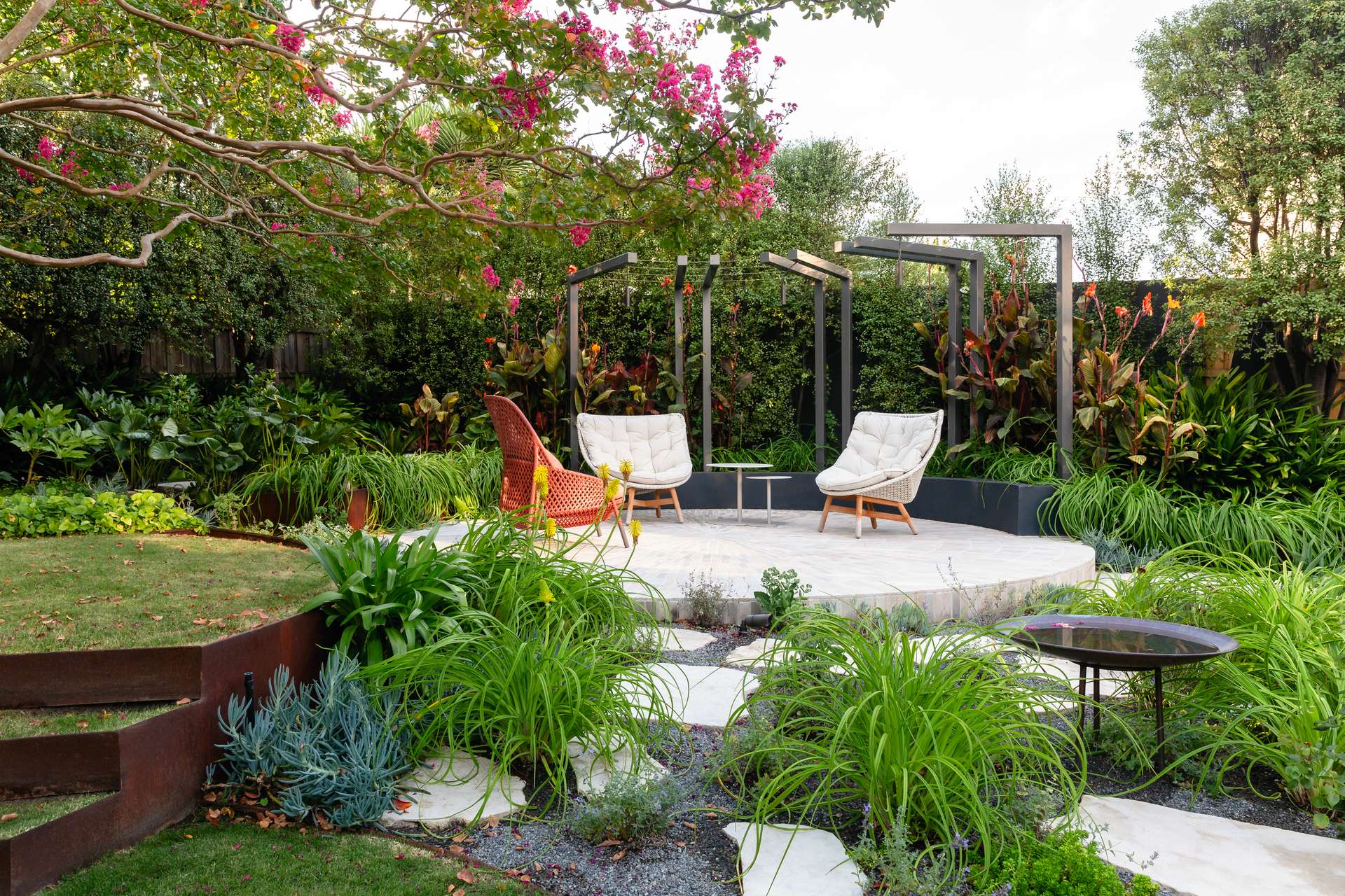 A completed FormBoss landscape project