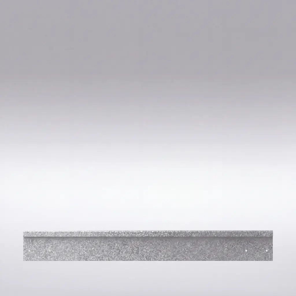 FormBoss 1.6mm x 75mm x 2440mm Gal - rounded top edge 5.5mm (including Connector and 4 Screws)