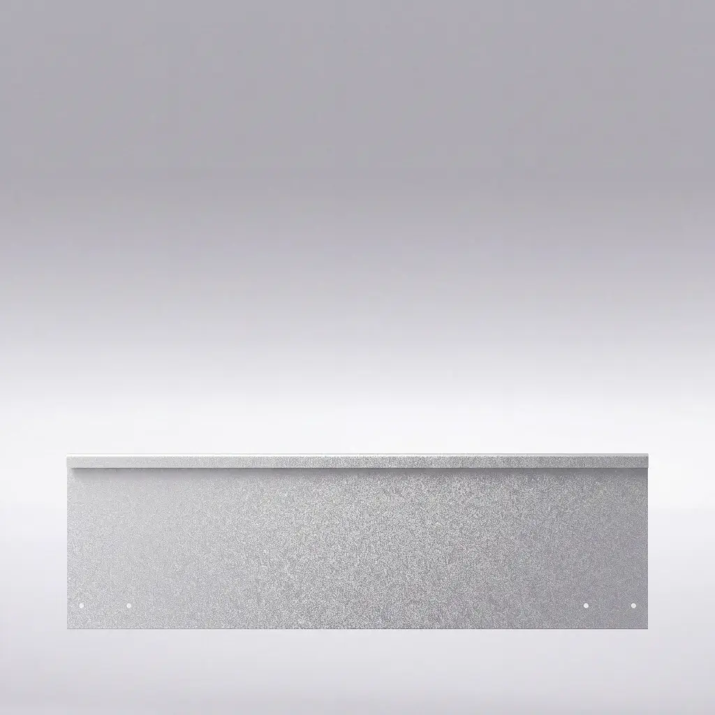FormBoss 1.6mm x 185mm x 2440mm Gal - rounded top edge 5.5mm (including Connector and 4 Screws)