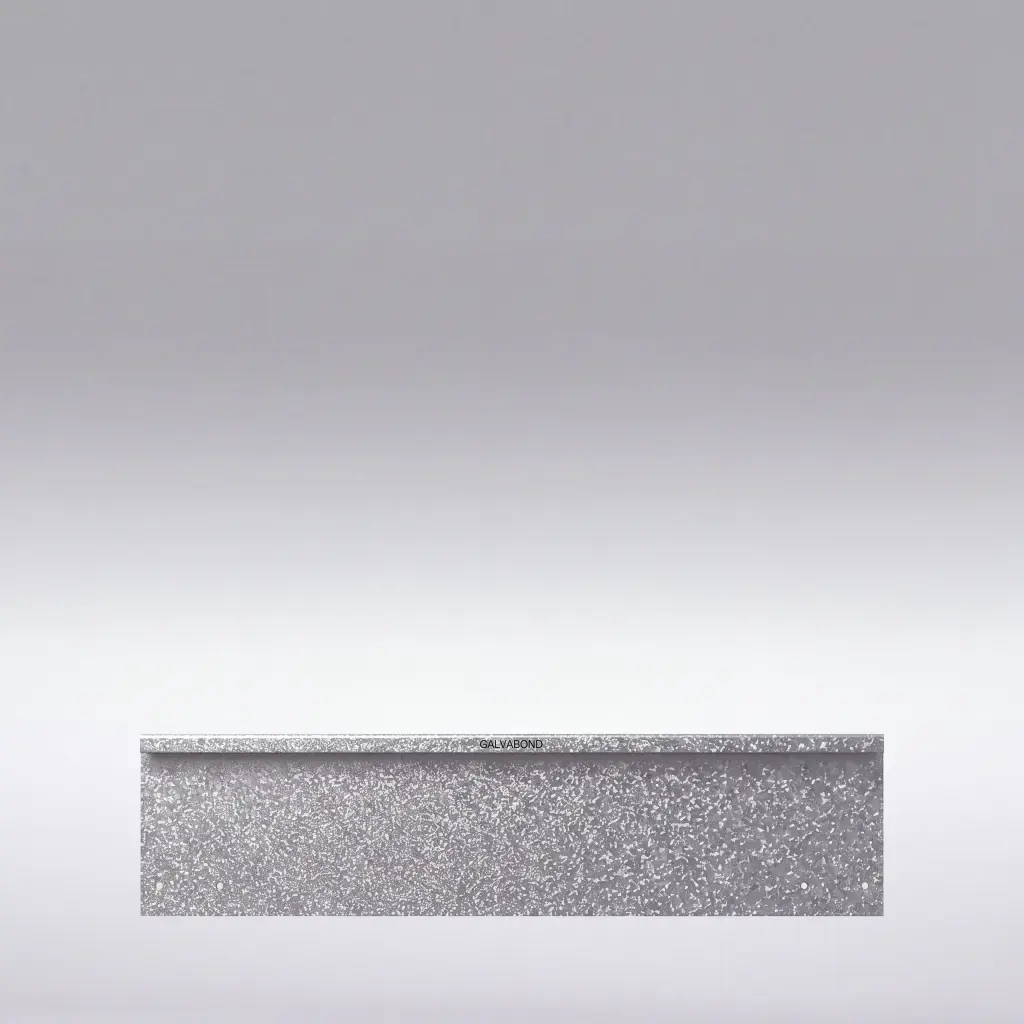 FormBoss 2.0mm x 150mm x 2440mm Gal - rounded top edge 6.5mm (including Connector and 4 Screws)