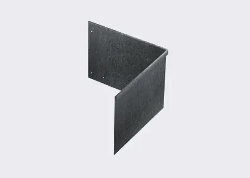 Corner piece 290mm GALVABOND® Lip Outside