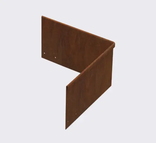 Corner piece 185mm REDCOR® Lip Outside 2.0