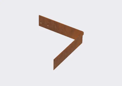 Corner piece 75mm REDCOR® Lip Outside