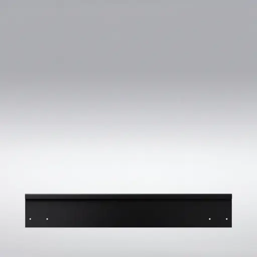 [FBB16100] FormBoss 1.6mm x 100mm x 2440mm - Powder Coated Black  (inc. Connector and 4 Screws) 