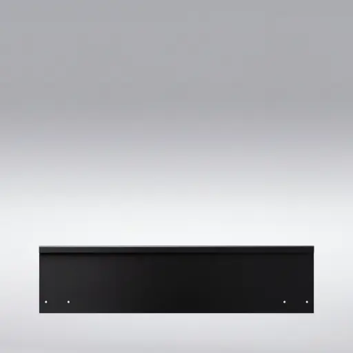 [FBB16150] FormBoss 1.6mm x 150mm x 2440mm - Powder Coated Black (inc. Connector and 4 Screws) 