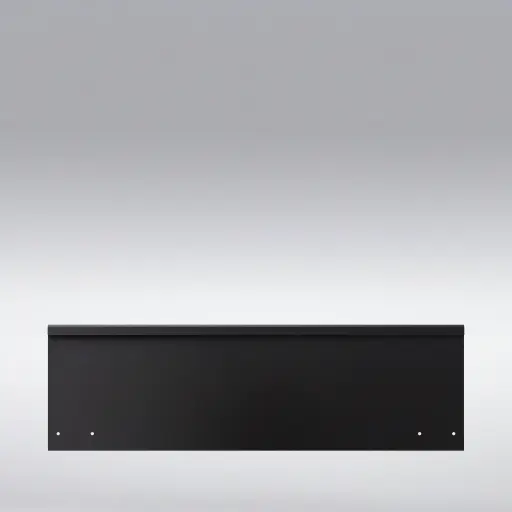 [FBB16185] FormBoss 1.6mm x 185mm x 2440mm - Powder Coated Black  (inc. Connector and 4 Screws) 